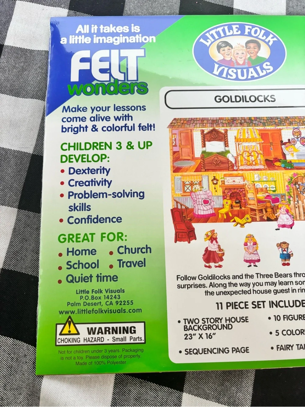 New Goldilocks Felt Storytelling Board and Characters